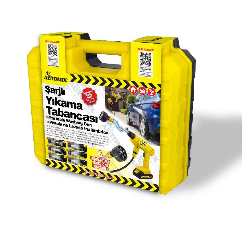 AUTOMIX SARJLI OTO YIKAMA TABANCASI